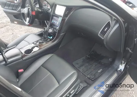 2018 Infiniti Q50 3.0T Luxe z USA, uszkodzony, nr VIN JN1EV7AR0JM433456